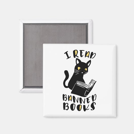猫読本を禁止した マグネット (正面/裏面)