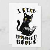 猫読本を禁止した 招待状 (正面/裏面)