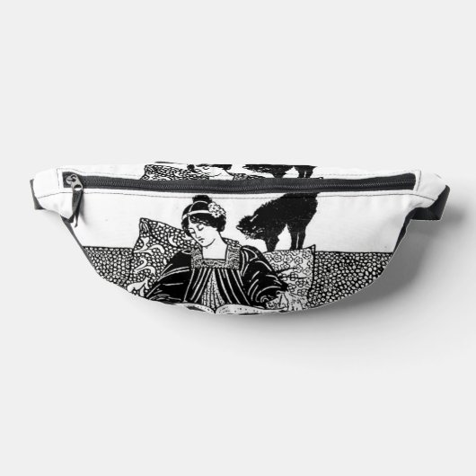 猫読訛りの女性 ファニーパック (レイダウン)