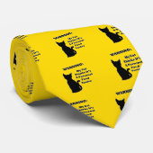 猫警告 ネクタイ (ロール)