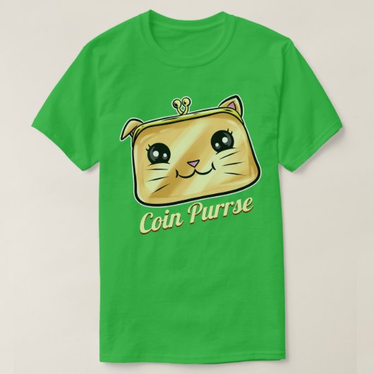 猫財布コイン財布の終末 Tシャツ (デザイン正面)