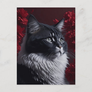 猫買い ポストカード