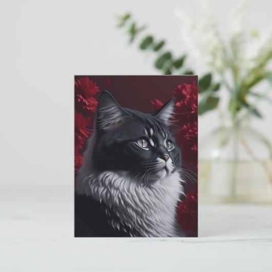 猫買い ポストカード (スタンド正面)