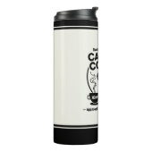 猫走とコーヒー熱タンブラー タンブラー (回転左)