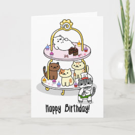 猫足女 – 誕生日! カード