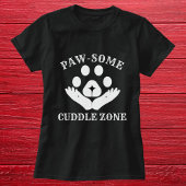 猫足水溜りおもしろいゾーンモダンパーソナライズされたCute Tシャツ