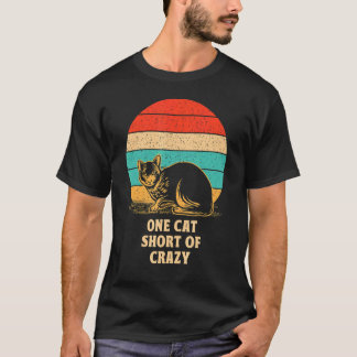猫足熱狂するらずの猫おたく Tシャツ