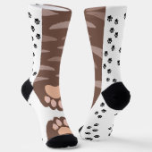 猫足 ソックス (傾斜あり)