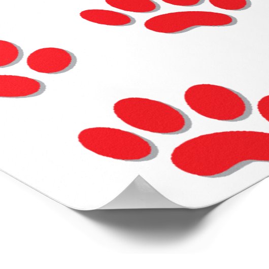 猫足 ポスター (角)