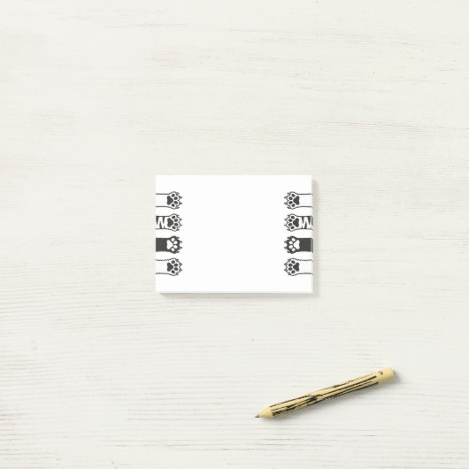 猫足 ポストイット (デスク上)