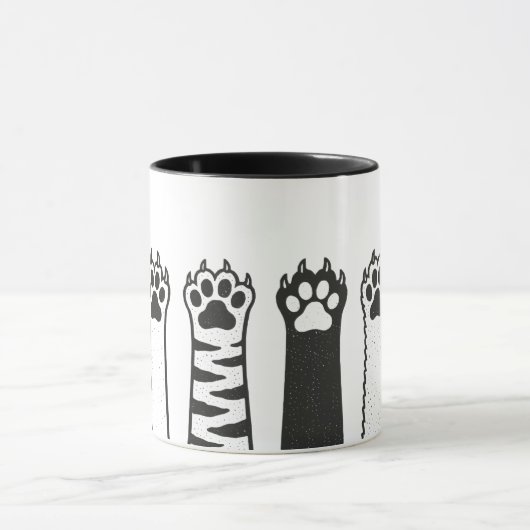 猫足 マグカップ (中央)
