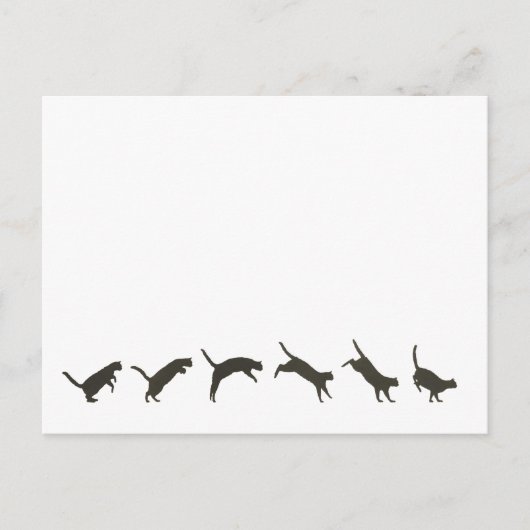 猫跳び ポストカード (正面)
