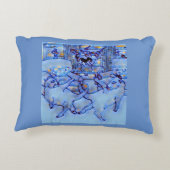 猫踊り アクセントクッション (裏面)