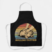 猫転がの死おもしろい亡 エプロン (正面)