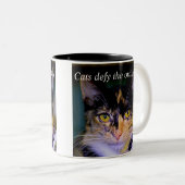 "猫通常の"はコーヒー・マグに挑みます ツートーンマグカップ (正面右)