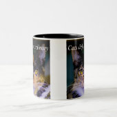 "猫通常の"はコーヒー・マグに挑みます ツートーンマグカップ (中央)