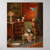 猫遊とオウム | ジュールルロイ ポスター (正面)