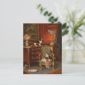 猫遊とオウム | ジュールルロイ ポストカード (スタンド正面)