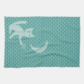 猫遊と月と星 キッチンタオル (横)