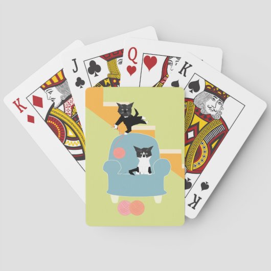 猫遊のカード トランプ (裏面)