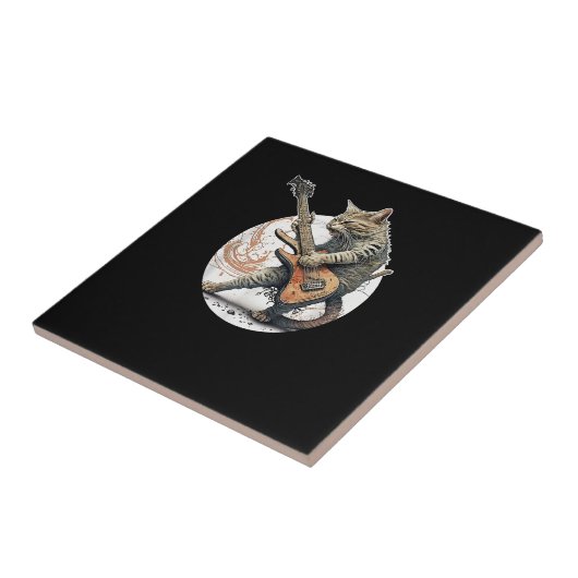 猫遊のギターロックキャットヘビーメタルキャットムス タイル (側面)