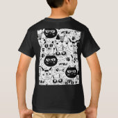 猫遊の二重低音 Tシャツ (裏面)