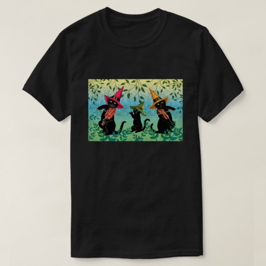 猫遊の音楽Tシャツ Tシャツ (デザイン正面)