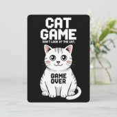 猫遊びは猫を見ないおもしろい 招待状 (スタンド正面)