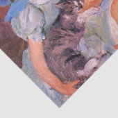 猫遊を飼っている子ども(by Mary Cassatt) 薄葉紙 (詳細)