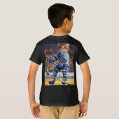 猫遊ホッケーキッズの基本Tシャツ Tシャツ (裏面フル)