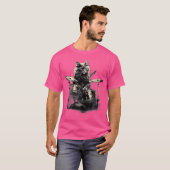 猫遊太鼓I猫音楽 Tシャツ (正面フル)