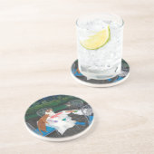 猫遊麻雀 コースター (側面)