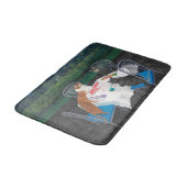 猫遊麻雀 バスマット (アングル)