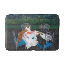 猫遊麻雀 バスマット