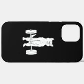 猫重量挙げとジム Case-Mate iPhoneケース (裏面 (横))