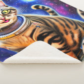 猫間抜けを宇宙にミーム シェルパブランケット (3/4)
