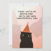 猫間抜けミーム誕生日カード (正面)