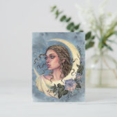 猫間新月はがき ポストカード (スタンド正面)