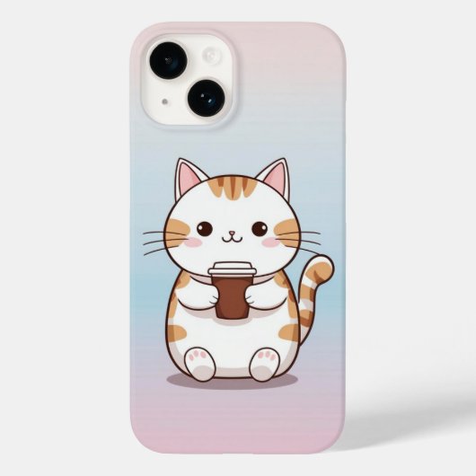 猫電話ケース Case-Mate iPhoneケース (裏面)