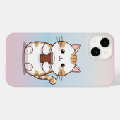 猫電話ケース Case-Mate iPhoneケース (裏面 (横))