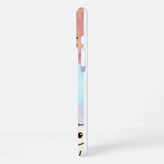 猫電話ケース iPhoneケース (左側面)