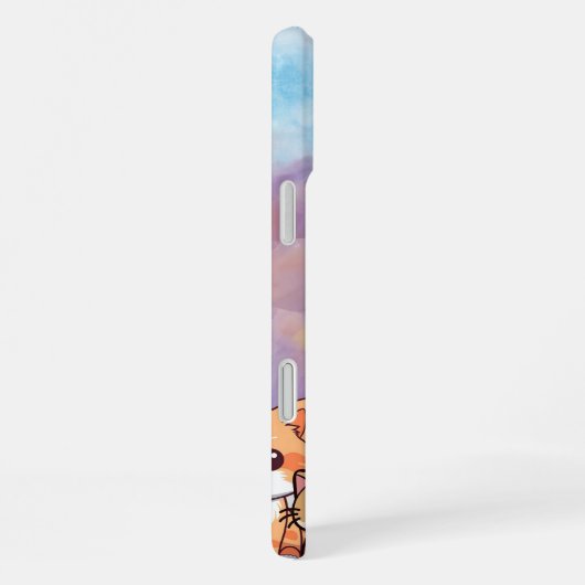 猫電話ケース iPhoneケース (右側面)