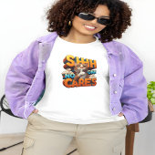 猫静かの無関心 Tシャツ