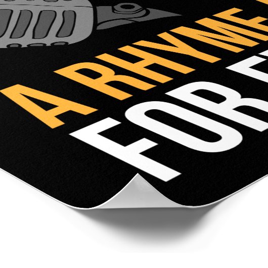 猫音楽 ポスター (角)