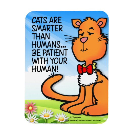 猫頭が切れるは マグネット (縦)