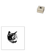 猫頭 ラバースタンプ (押印)