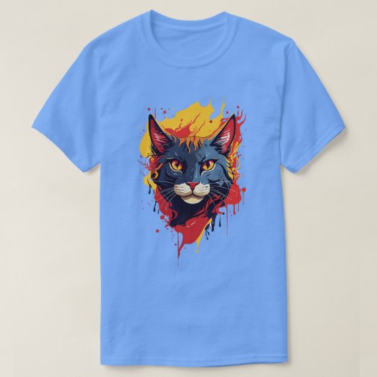猫頭 Tシャツ (デザイン正面)