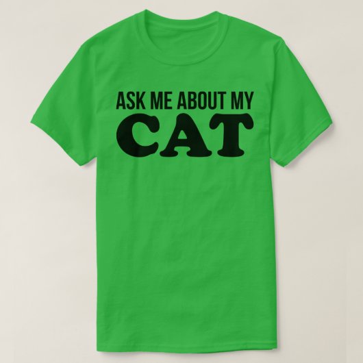 猫頼の猫好き Tシャツ (デザイン正面)
