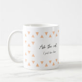 猫頼、私はここに住んでいる、おもしろマグカップ コーヒーマグカップ (左)