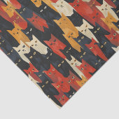 猫顔おもしろいパターン 薄葉紙 (詳細)